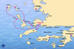Croisiere a la cabine itineraire Bodrum Dodecanese Nord